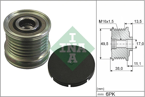 Alternator Freewheel Clutch